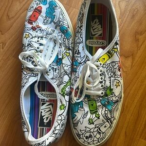 Vans men’s 11.5 Crayola shoes gently used